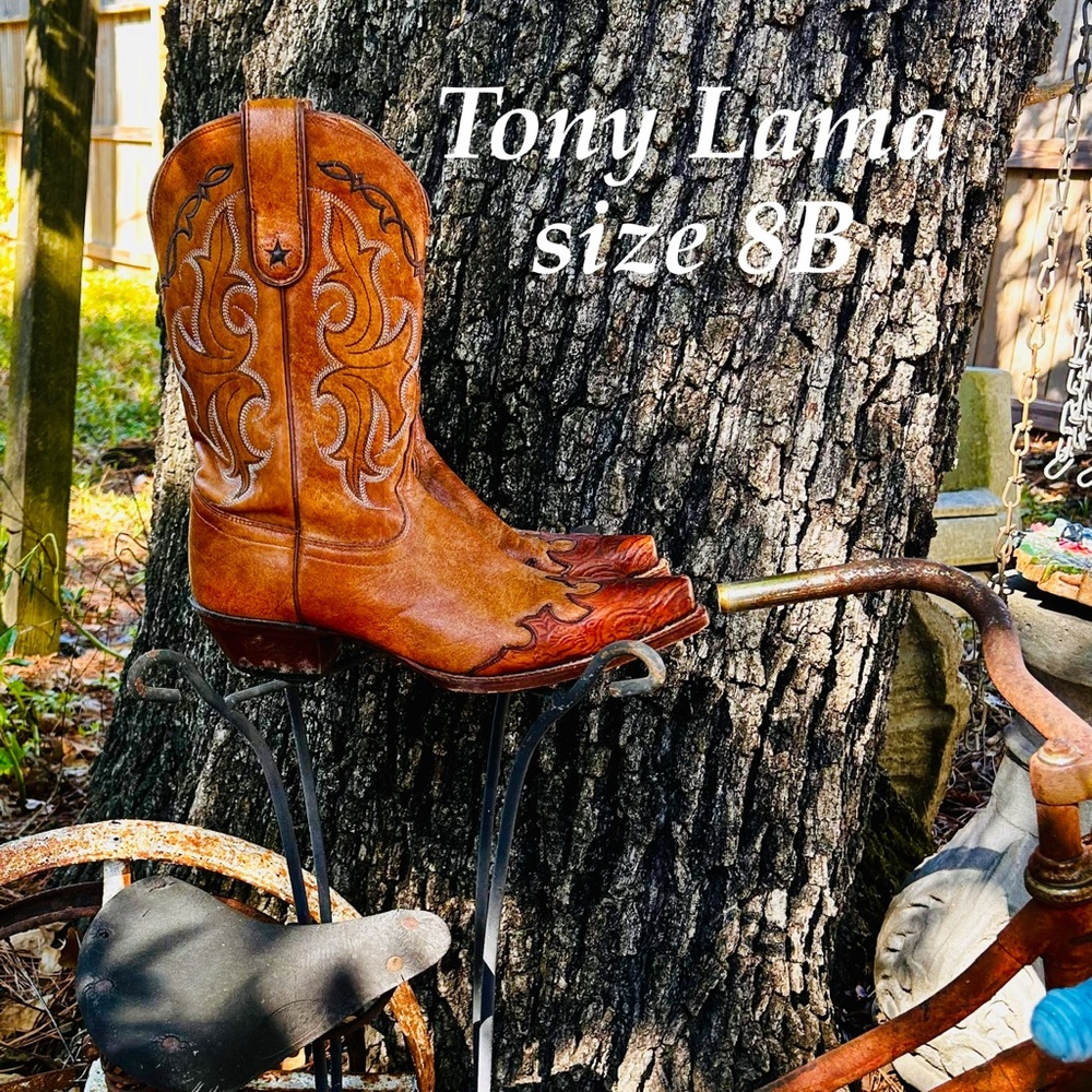 Tony Lama Women’s Cowboy Boots size 8B